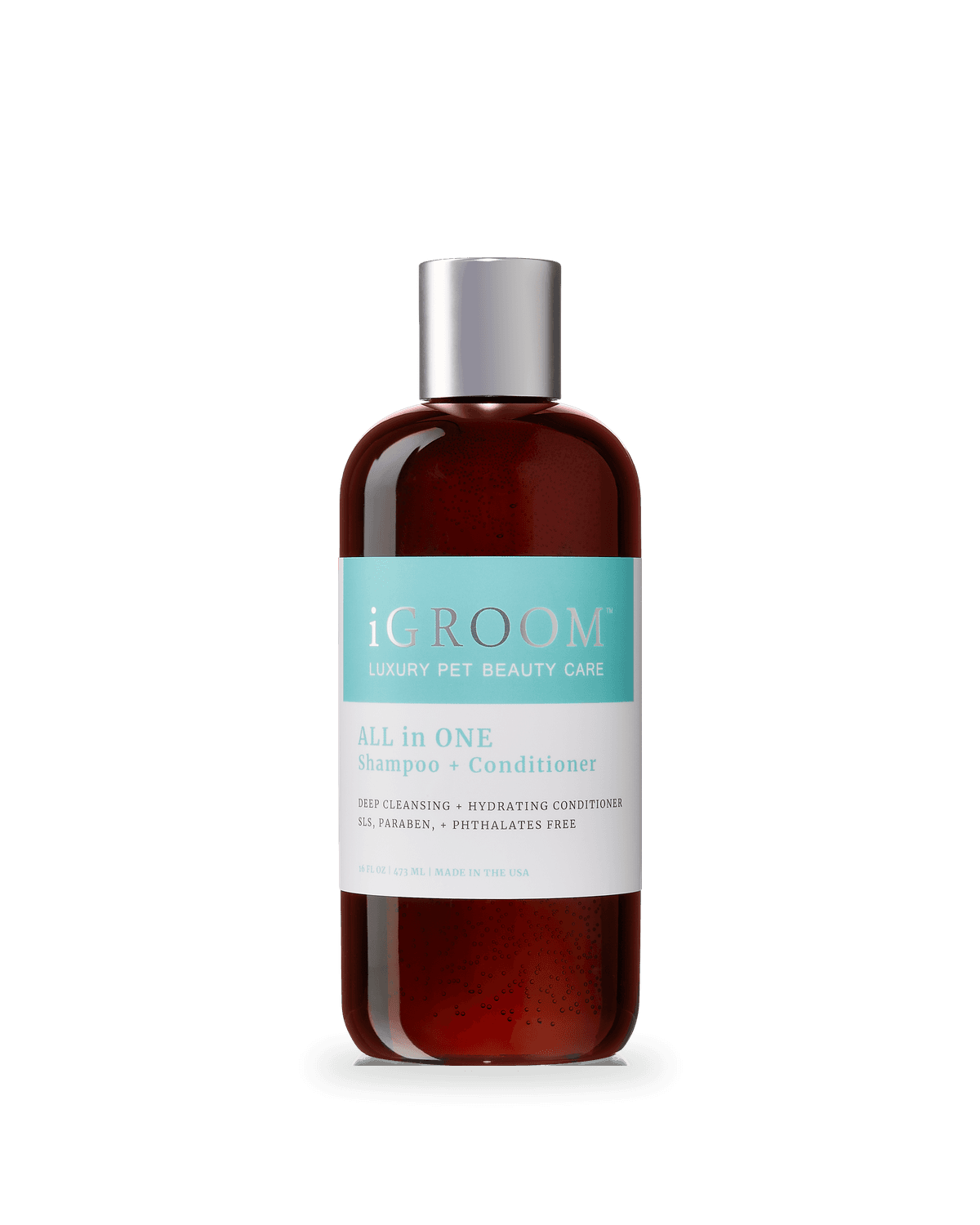 iGroom All-In-One Shampoo + Conditioner, used in the Grooming Town mobile spa